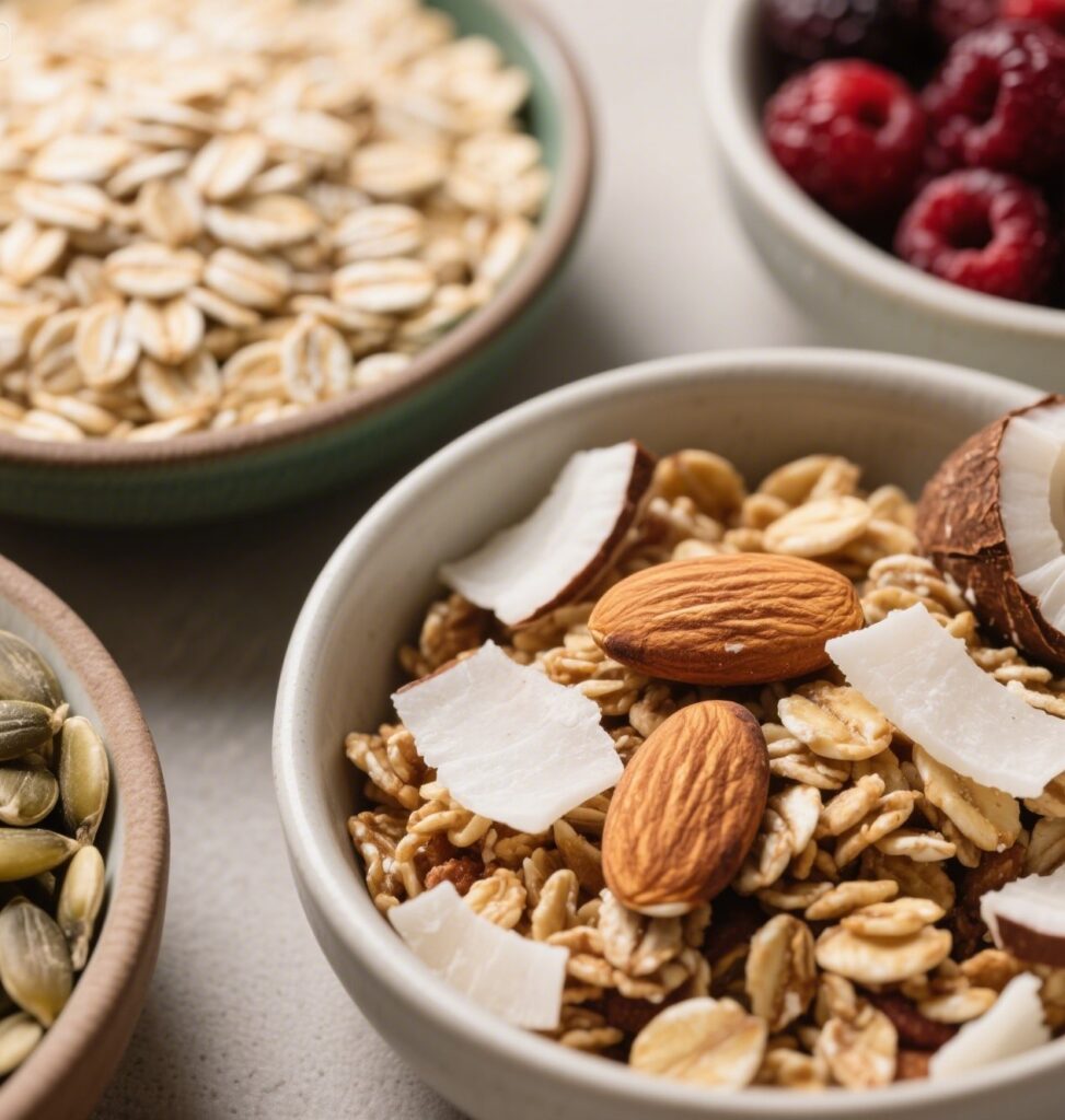 Yogurt with Granola: The Best 7 Health Benefits Recipe 5 Healthy granola ingredients for yogurt bowls