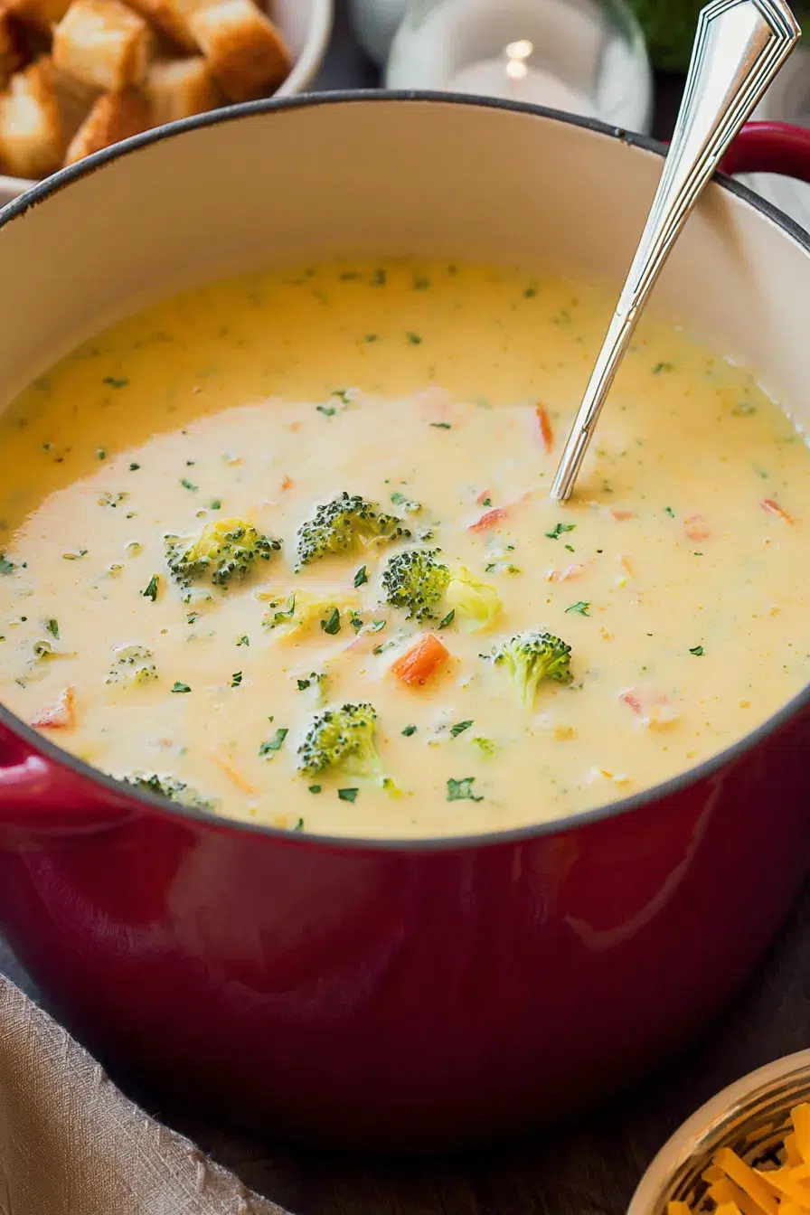Cheddar Broccoli Potato Soup That Will Warm Your Soul 4 Cheddar Broccoli Potato Soup