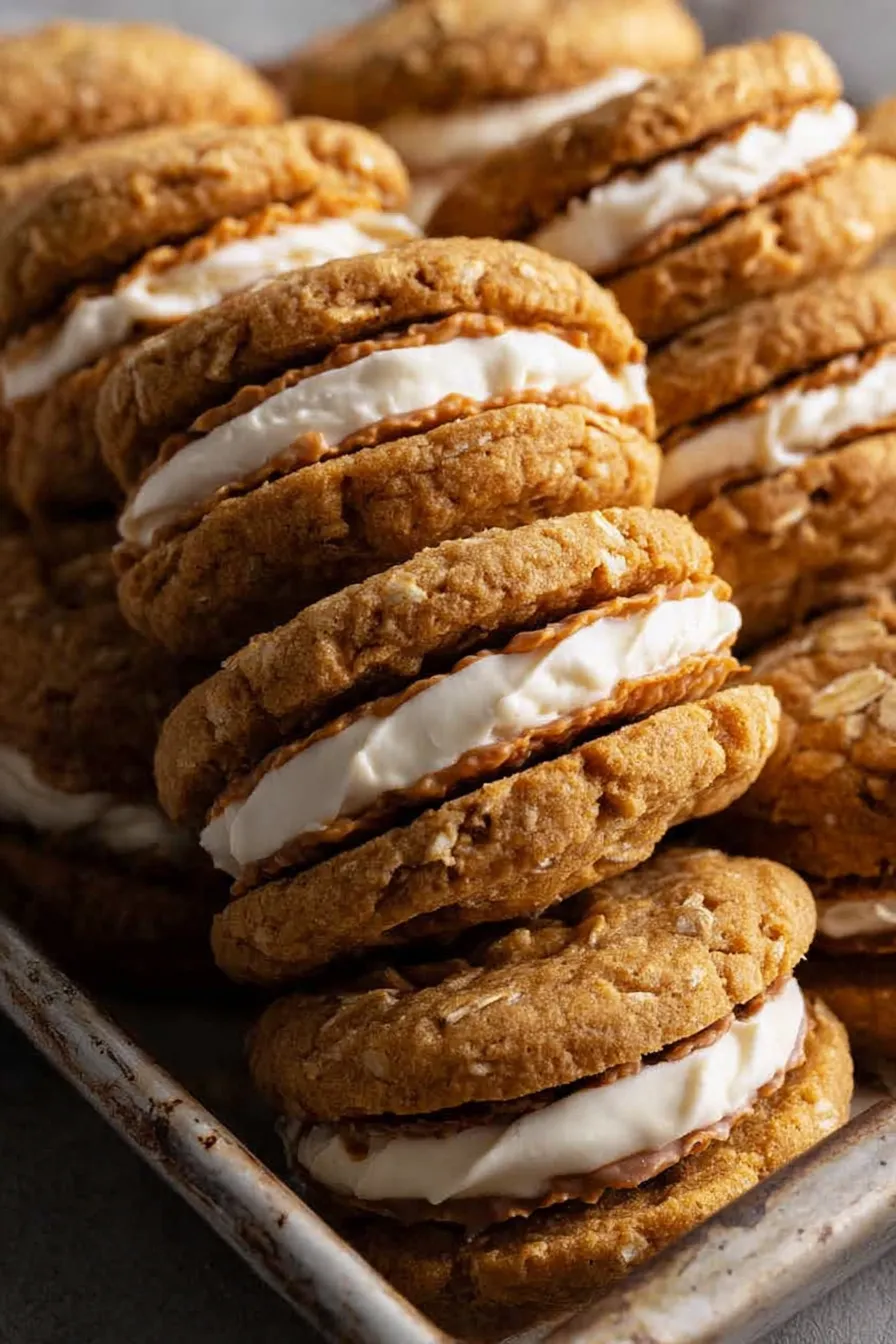 Oatmeal Sandwich Cookies Freshly Baked Delights