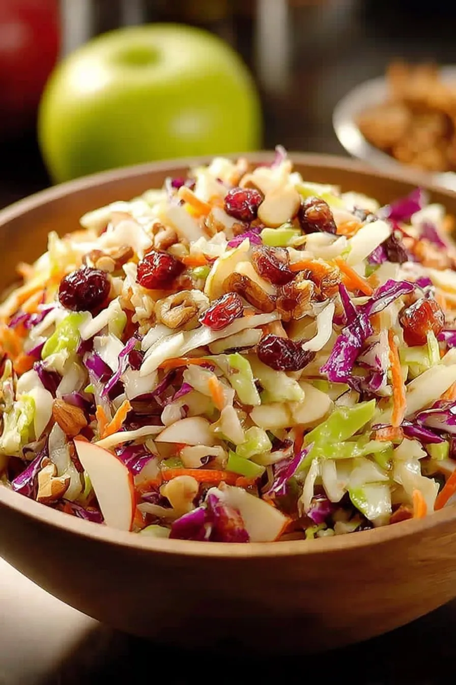 Apple Cranberry Coleslaw