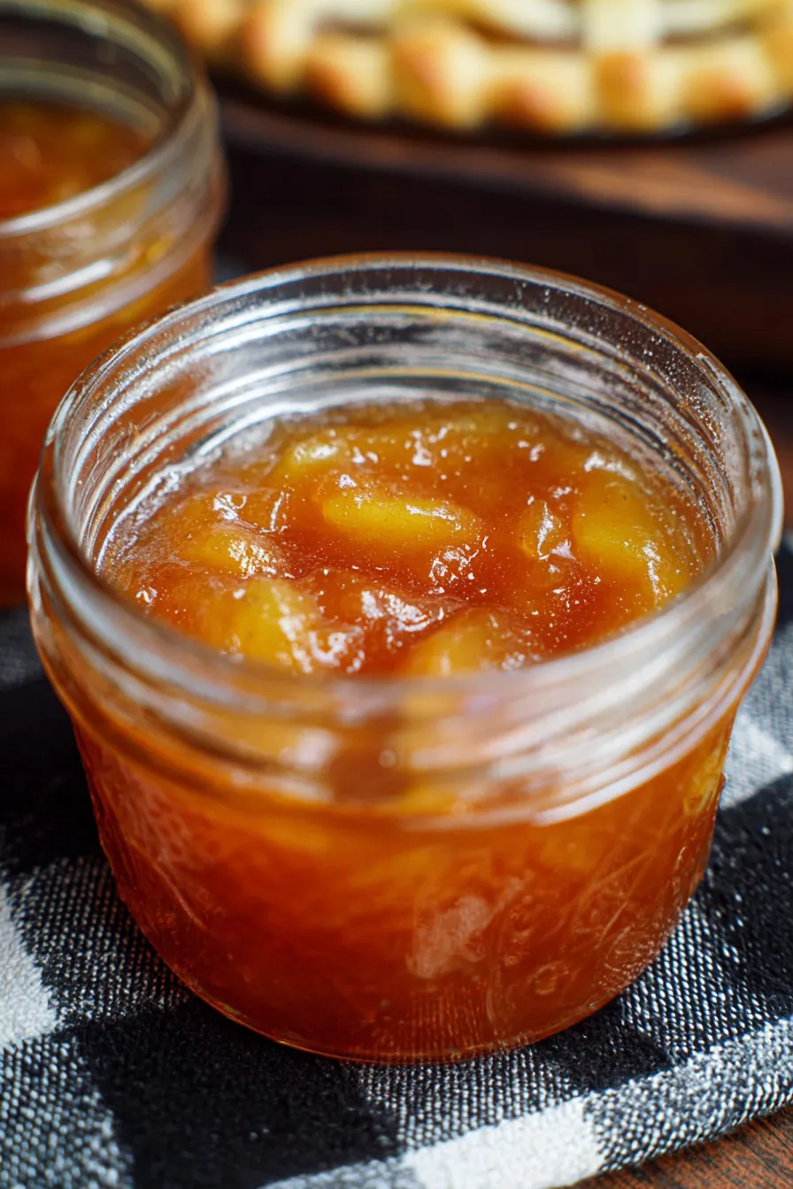 Apple Pie Jam in a Jar