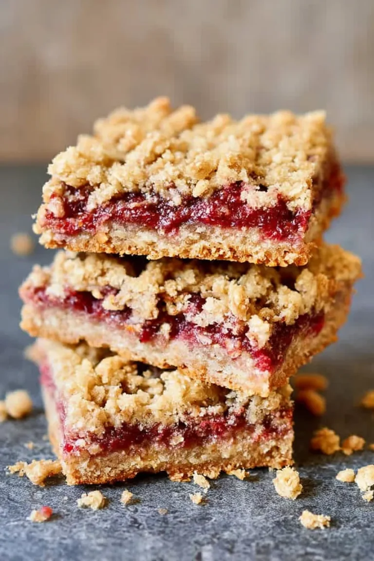 Berry Oat Bars Freshly Baked