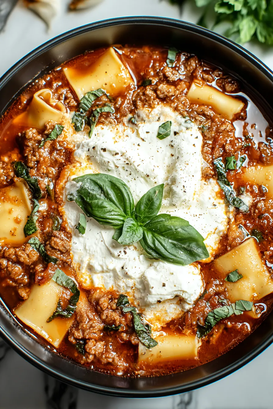 Crockpot Lasagna Soup: Comfort Food You’ll Love