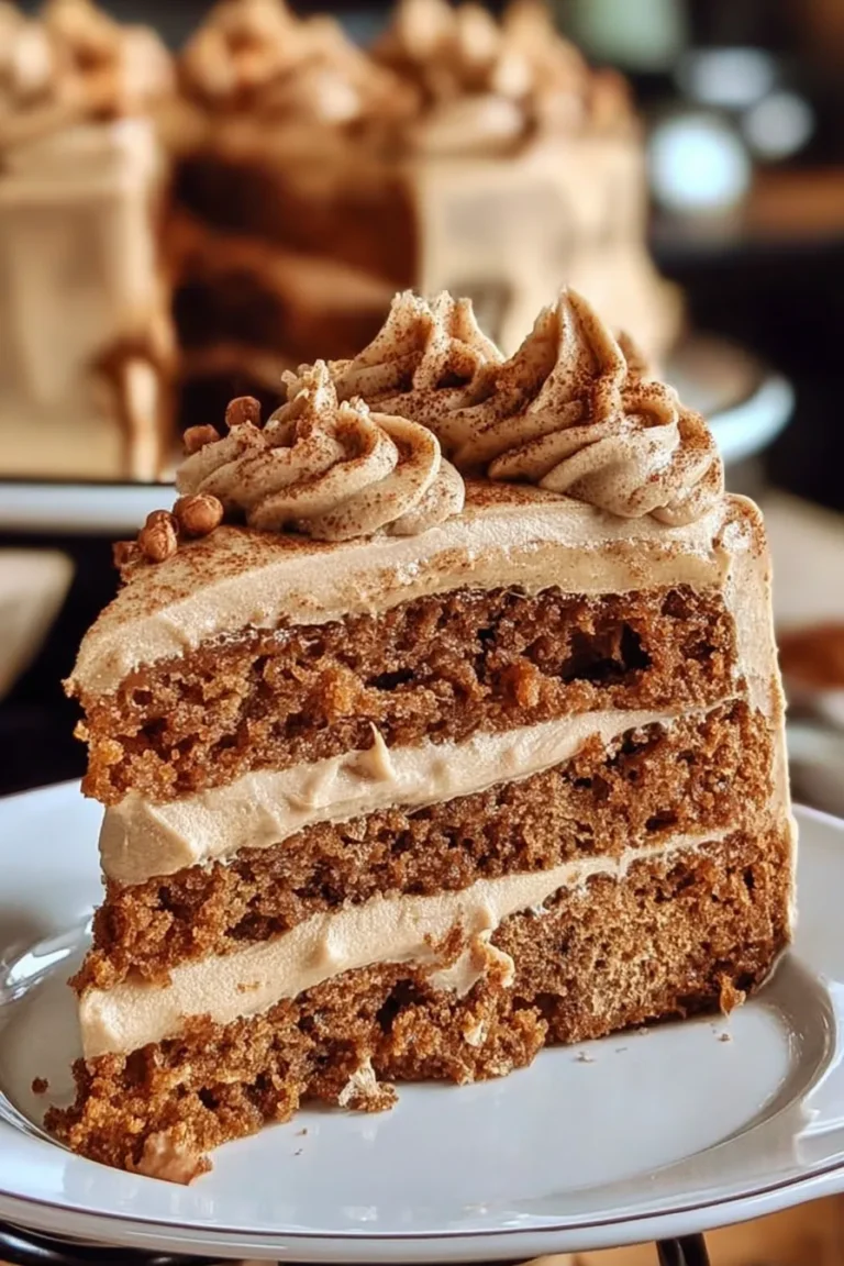 Decadent Gingerbread Cake with Cinnamon Molasses Frosting