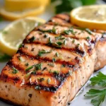 Lemon Grilled Salmon: A Delicious Summer Delight 5 Lemon Grilled Salmon on the Grill