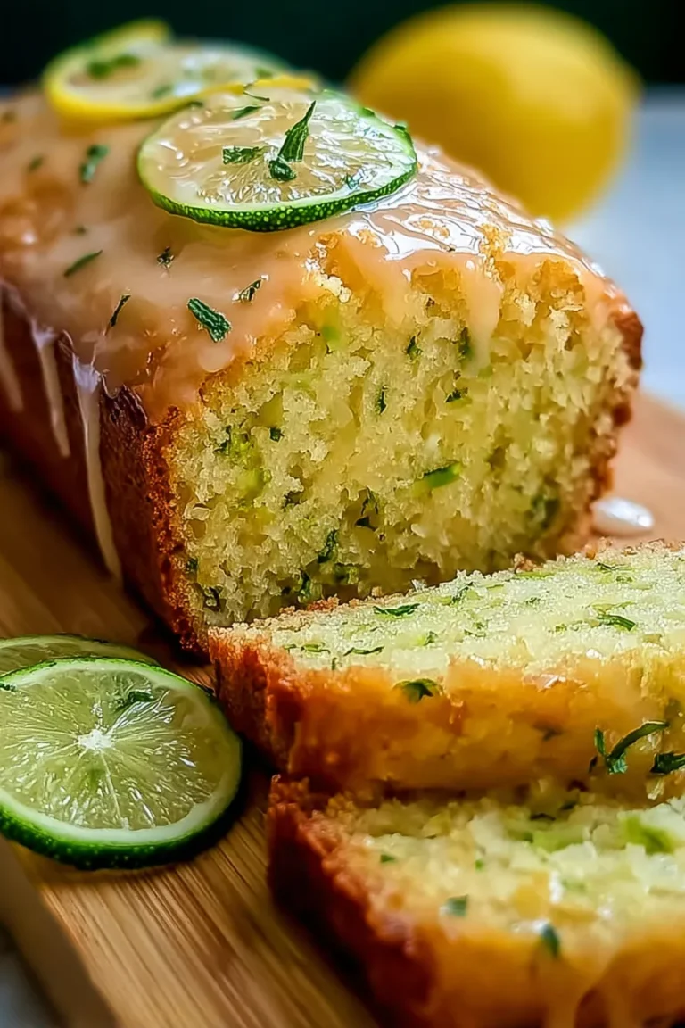Lemon Zucchini Bread Freshly Baked