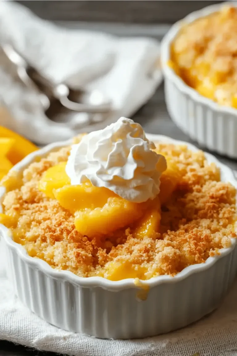 Mouthwatering Mango Crumble Ready to Serve