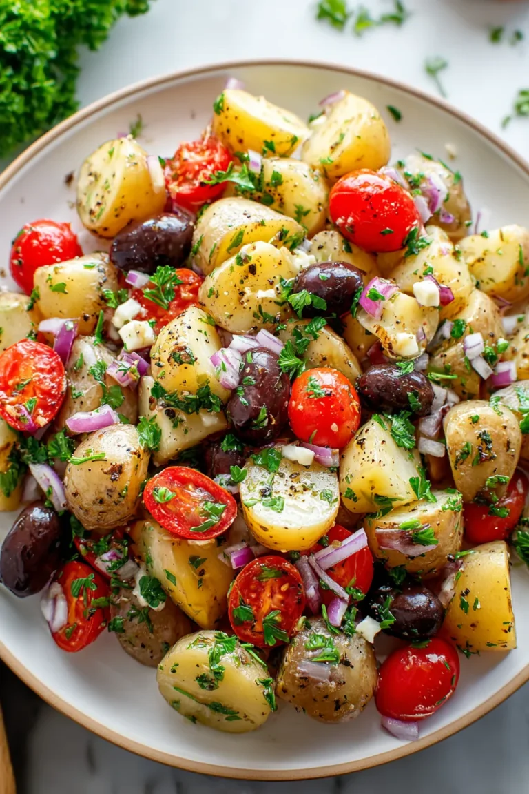 Colorful Mediterranean Potato Salad