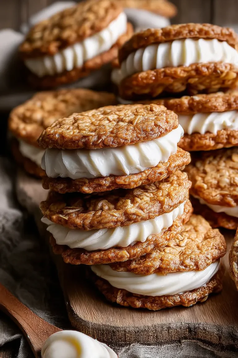 Homemade Oatmeal Cream Pies Fresh from the Oven