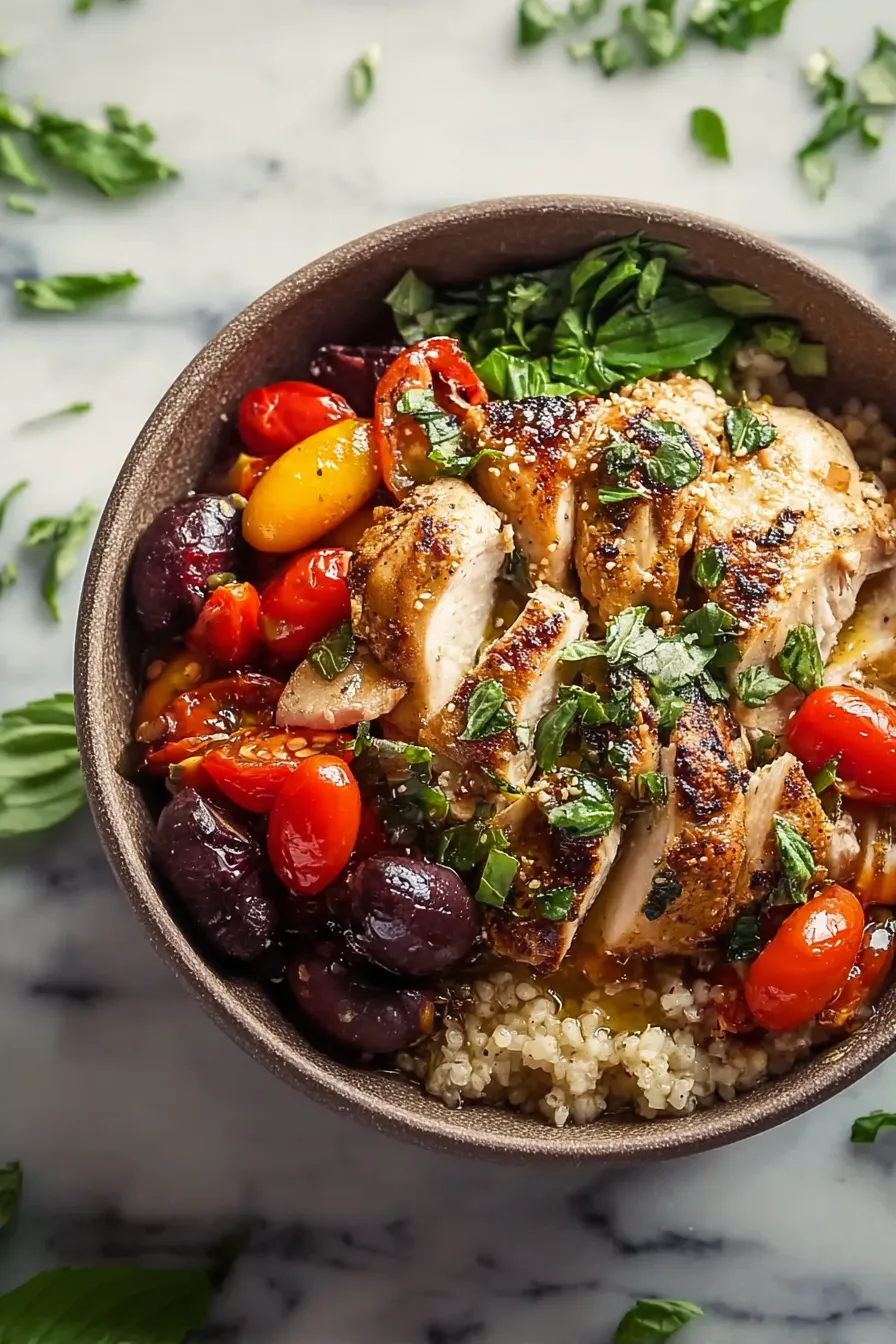 Slow Cooker Mediterranean Chicken Dish