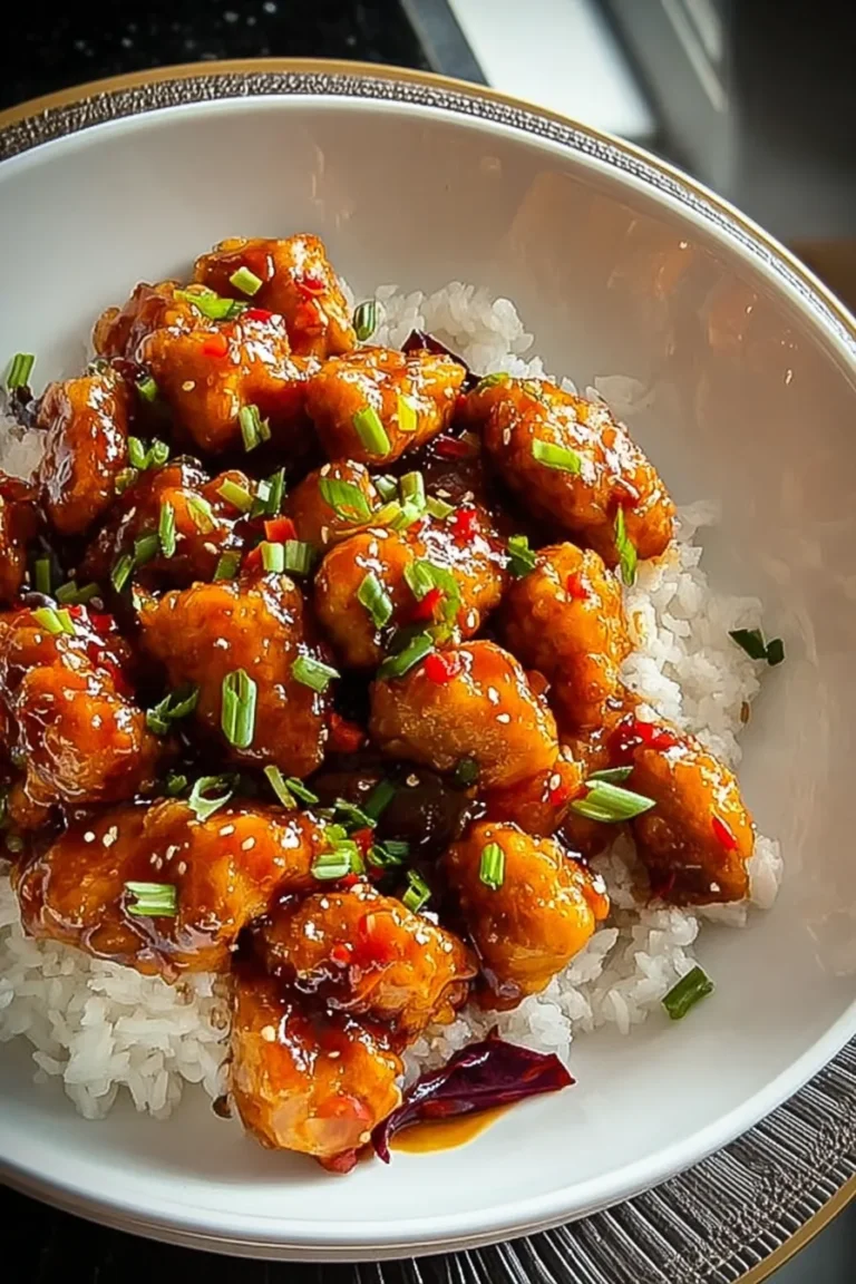Delicious Sweet Chili Chicken Dish Ready to Serve
