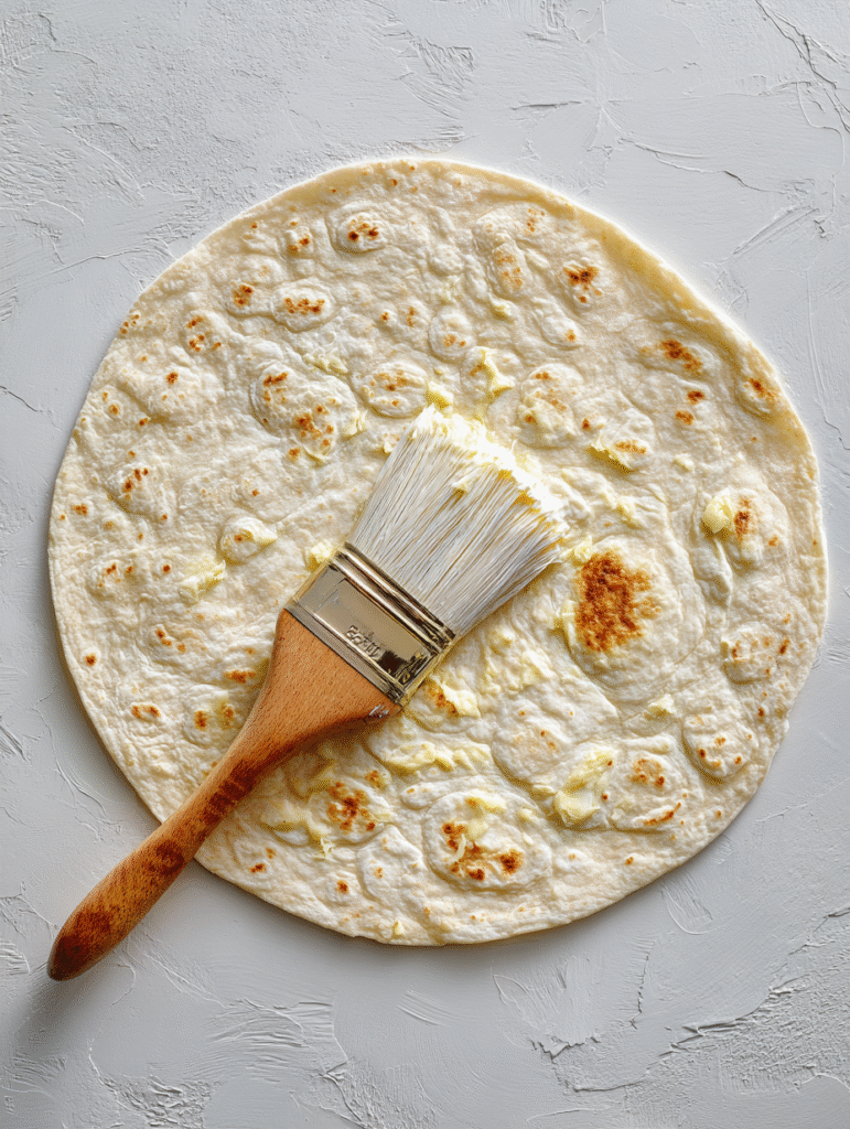 Crispy Air Fryer Cheesy Tortilla Garlic Bread 2