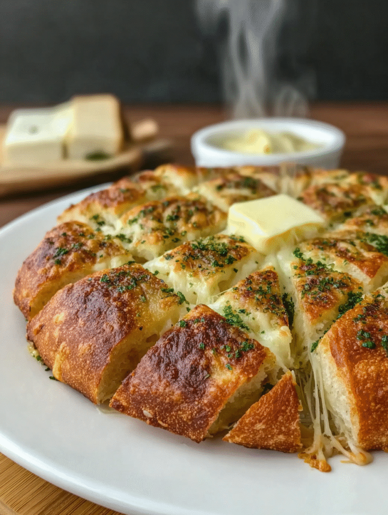 Crispy Air Fryer Cheesy Tortilla Garlic Bread