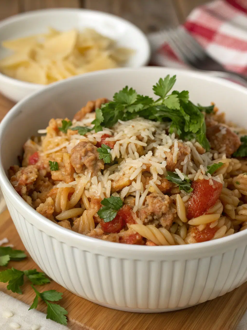 Ground Turkey Orzo