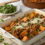 Ground Turkey Sweet Potato Bake