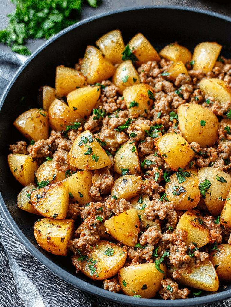 Ground Turkey with Potatoes