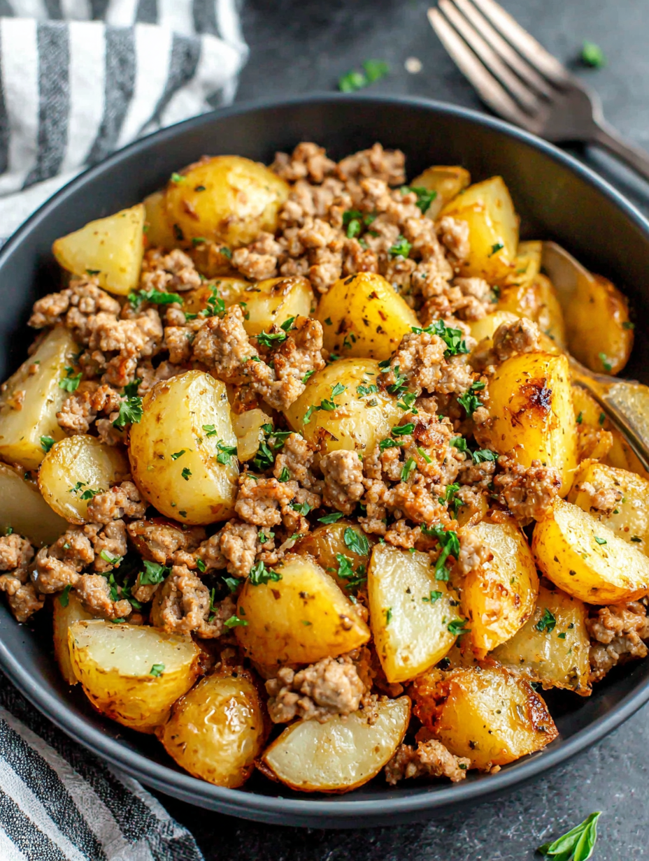 Ground Turkey with Potatoes