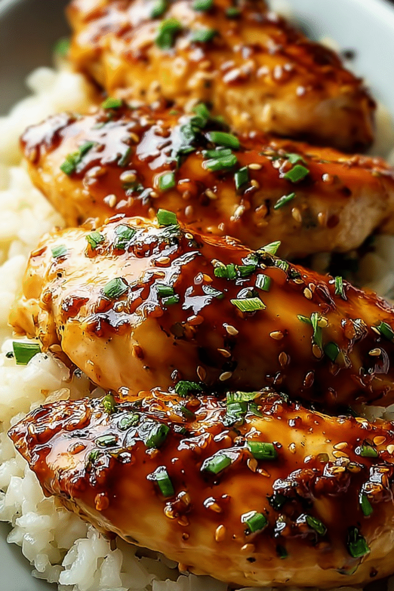 Honey Garlic Chicken Breasts