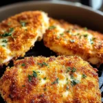 Air Fryer Parmesan Crusted Chicken: Crispy, Delicious Delight 7 Air Fryer Parmesan Crusted Chicken Plated