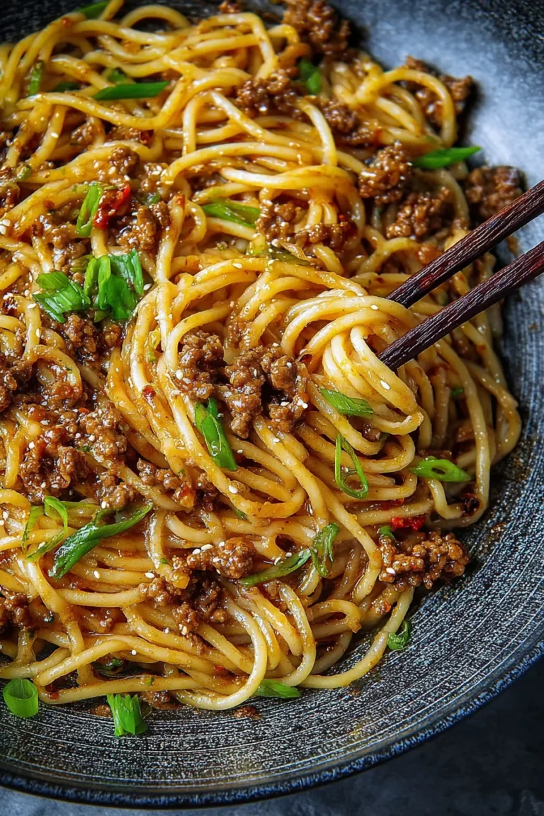 Asian Ground Beef Noodles Bowl – Delicious Recipe