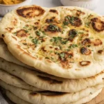 Delicious Cottage Cheese Garlic Naan