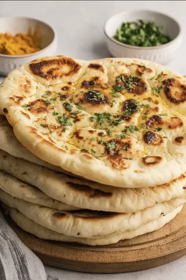Delicious Cottage Cheese Garlic Naan