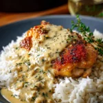 Creamy Smothered Chicken And Rice - Delicious Comfort Food
