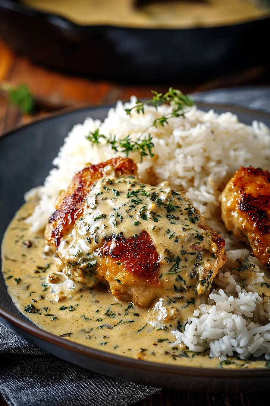 Creamy Smothered Chicken And Rice: A Delicious Comfort Dish 6 Creamy Smothered Chicken And Rice