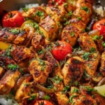 Mediterranean Chicken Skillet Served with Fresh Herbs